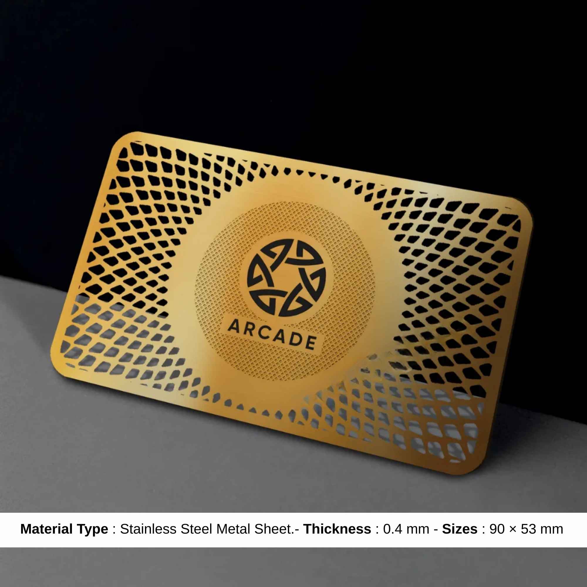 Embossed Business Cards Dubai — Black Lion Sign Dubai